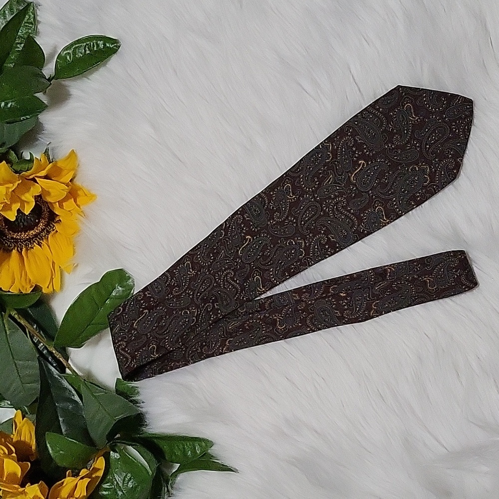 Lancel 100% Hand Made Silk Tie